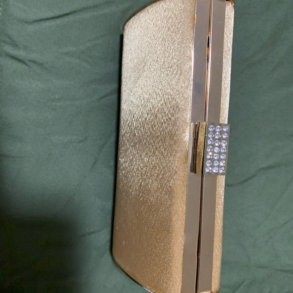 Elegant Gold Clutch Bag